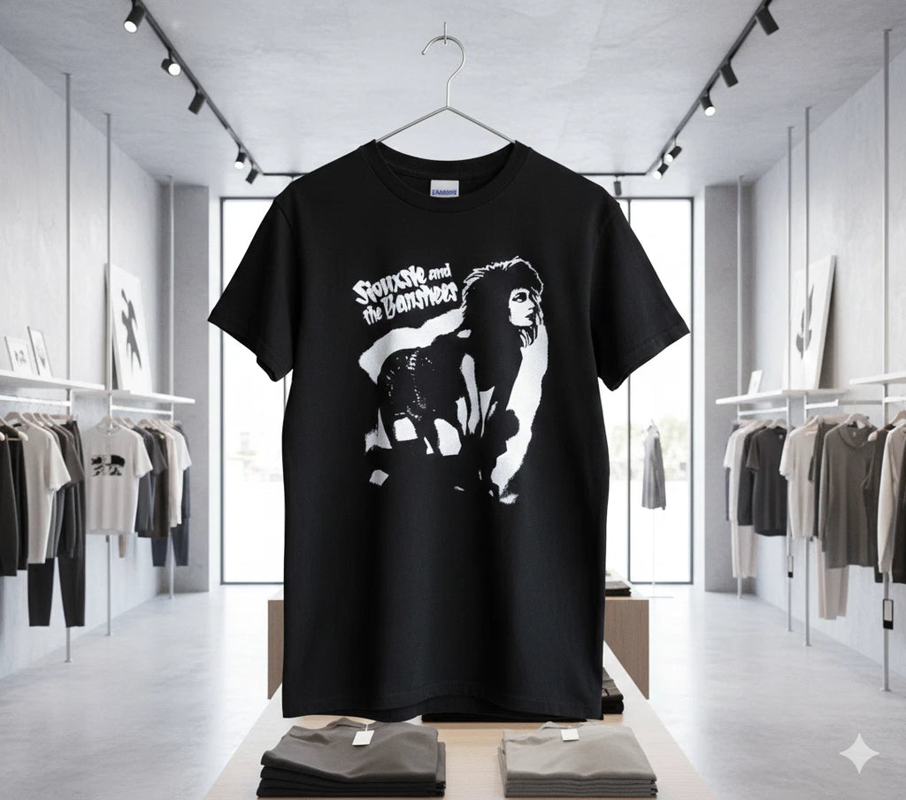 Siouxsie and the Banshees Black Graphic Band T-Shirt Punk Rock Tee - T109