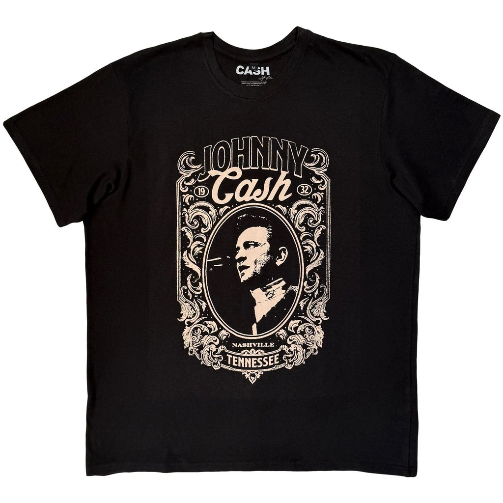 Johnny Cash Nashville Premium Official T-Shirt Mens