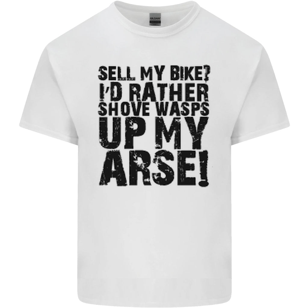 Cycling Biker Sell My Bike? Cyclist Bicycle Mens Cotton T-Shirt Tee Top