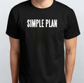 SIMPLE PLAN Graphic Print Unisex T-SHIRT S M L XL XXL 3 4 XL Black White