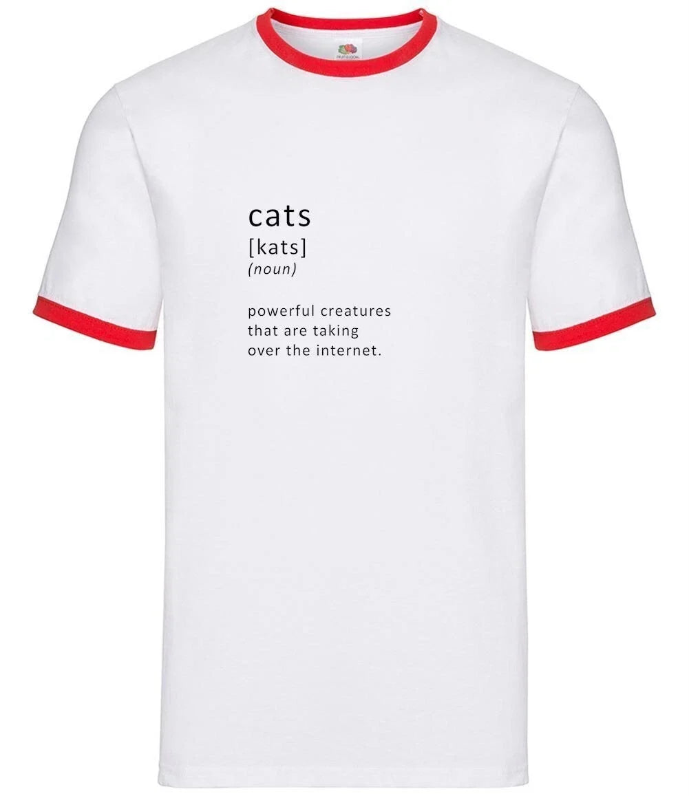 Divertido Definición Gatos Internet - Hombre Ringer - Mascota Gatito Meme