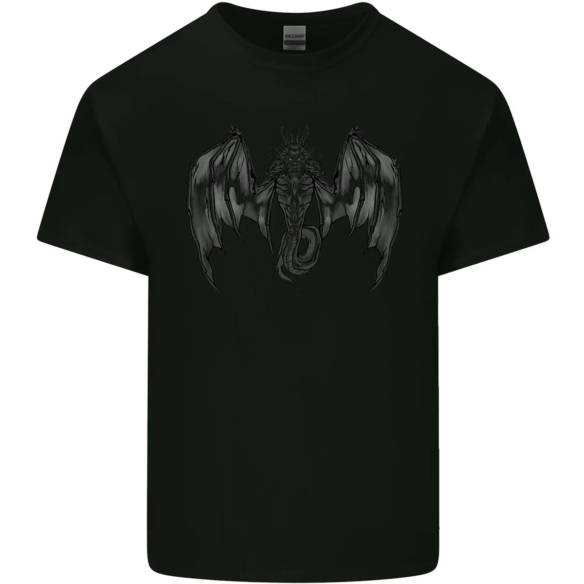 Serpent Dragon Gothic Fantasy Heavy Metal Mens Cotton T-Shirt Tee Top