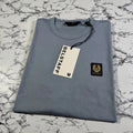 BELSTAFF Mens Blue Flint Phoenix Logo T Shirt SIZE LARGE BNWT Authentic