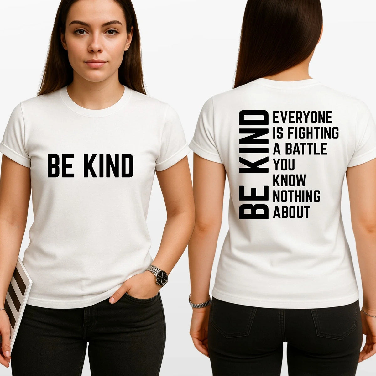 Be Kind Adult T-Shirt Mental Health Awareness Kindness Unisex Gift Tee