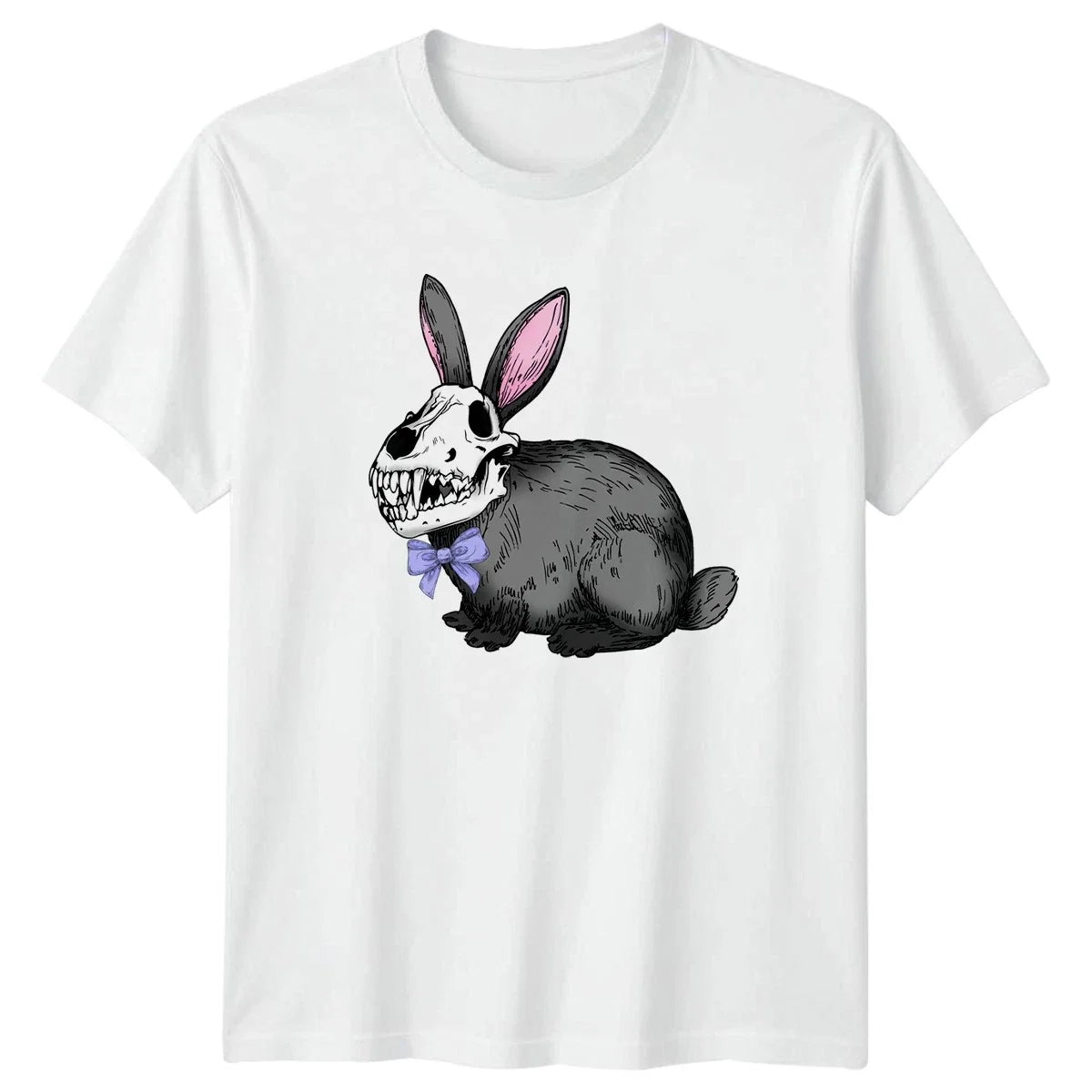 Cute Pastel Goth Bunny Skull T-Shirt Pastel Goth Easter Easter Gift