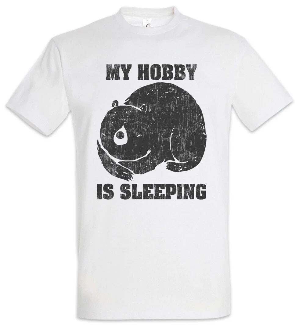 My Hobby Is Sleeping T-Shirt Chillen Chiller Lazy Bear Bears