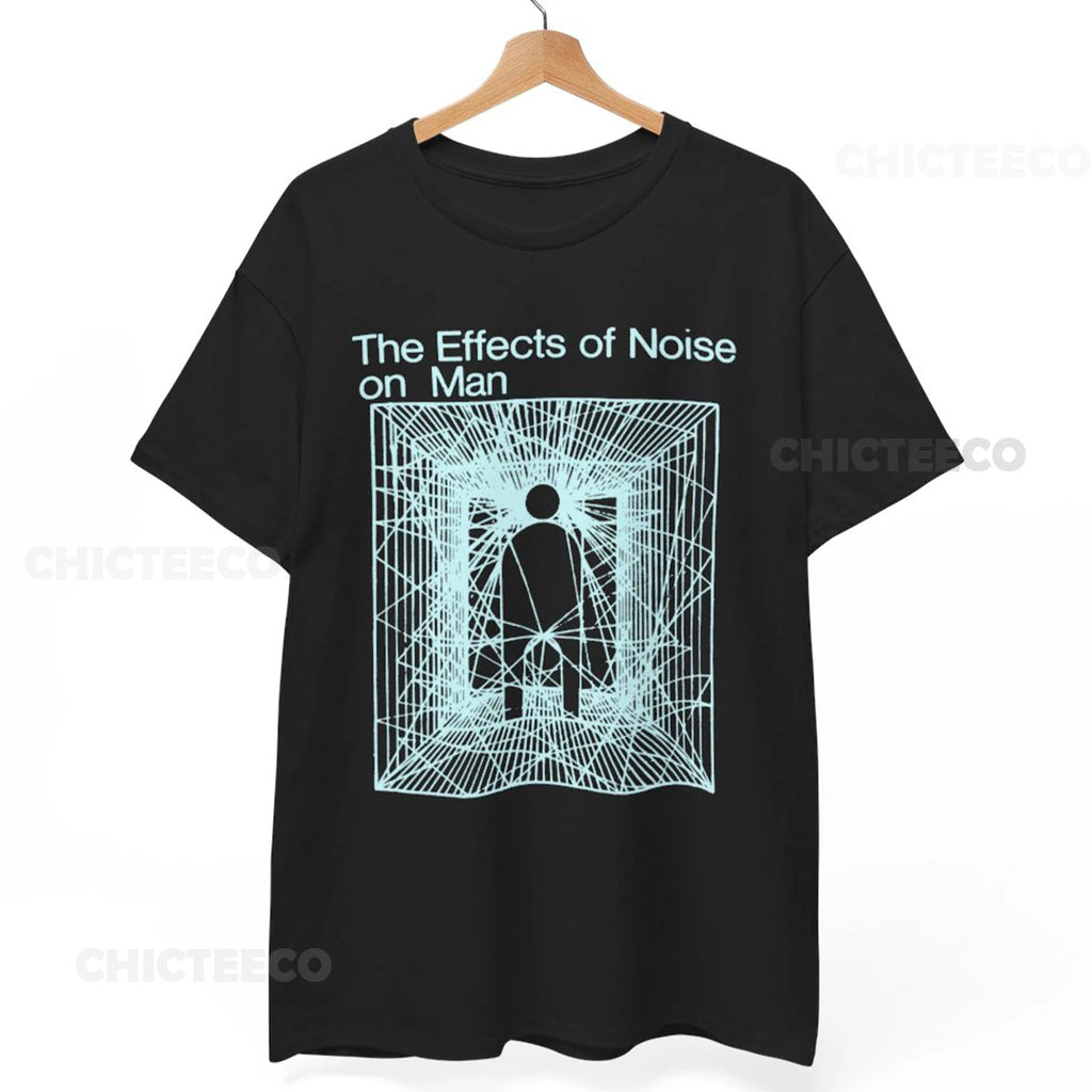 Effects of Noise on Man Shirt | Industrial Noise Music Tee | Unisex T-Shirt