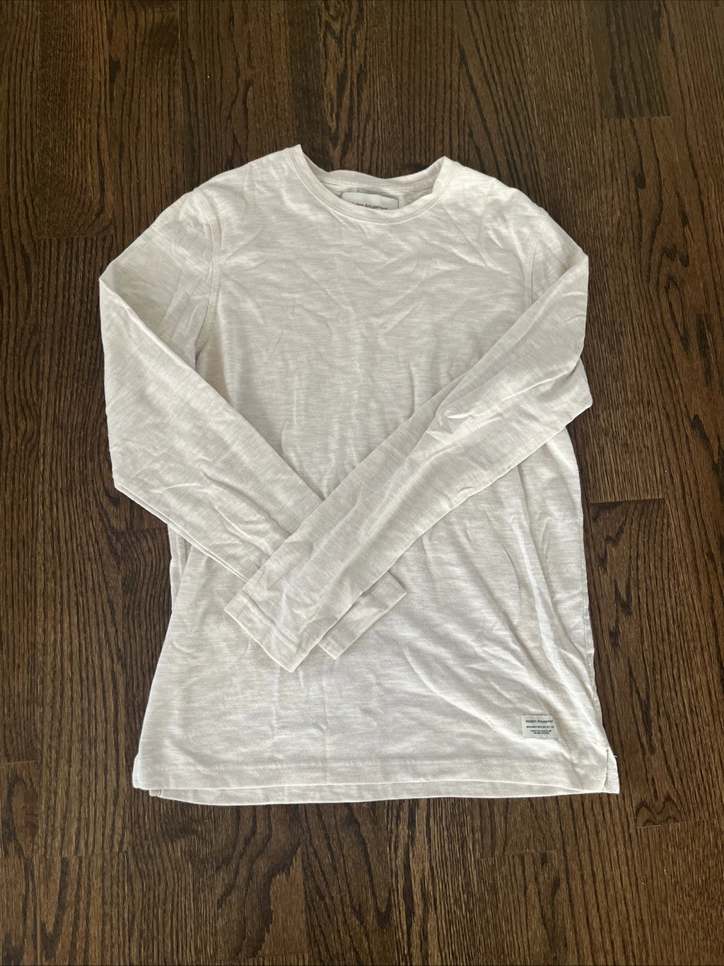 Modern Amusement Light Long Sleeve Street Wear Style Shirt Size Small