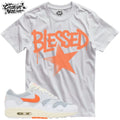 Shirt To Match White Unisex Tee Sneaker Shirt Blessed  Shirt For Sneaker Tee
