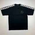 Dolce & Gabbana Logo-Tape Oversize T-Shirt Men Black Color