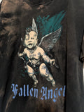 Vintage Fashion Victim Shirt Mens XL 90s Fallen Angel Punk Rare 1994 Distressed