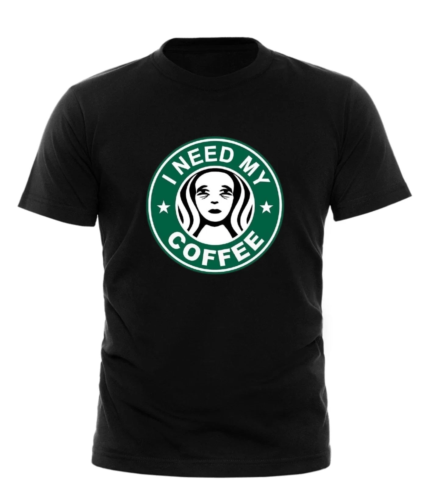 I Need My Coffee Funny tee Parody T-Shirt Gift for Coffee Lovers Tee Slogan tees