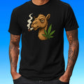 Mens Camel Smokes Grass Motif Cotton T-Shirt Size XS to 5XL