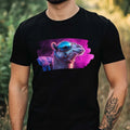 Mens Camel as Astronaut Motif Cotton T-Shirt Size XS to 5XL