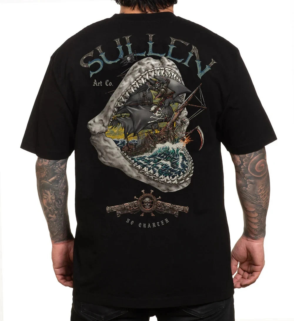 Sullen Art Collective True Artist Pin Up Tattoo Men's Standard Tee NO QUARTER