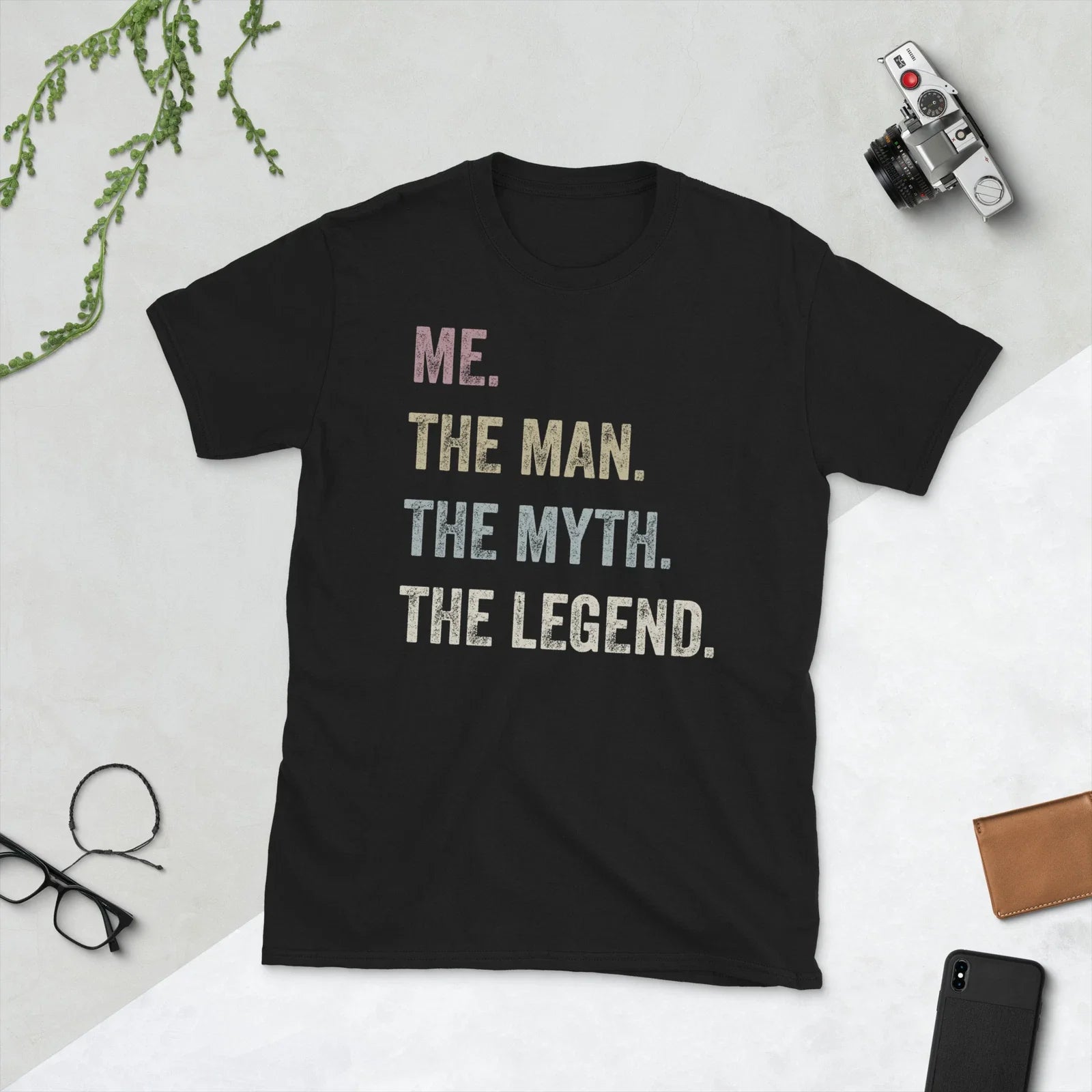 Me The Man The Myth The Legend Vintage Retro Short-Sleeve Unisex T-Shirt