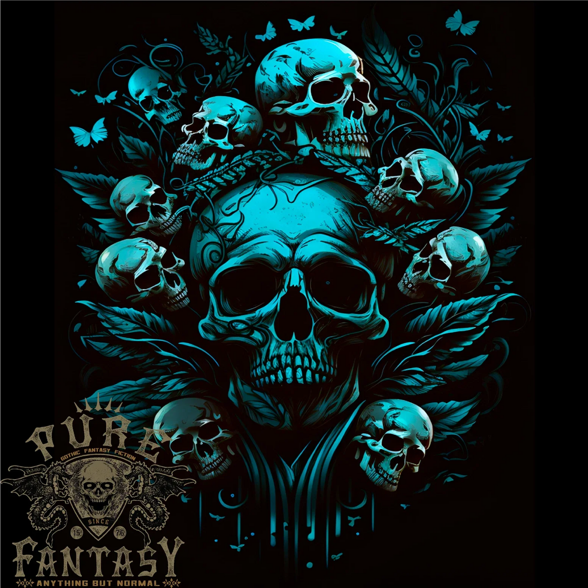 Skull Tree Gothic Heavy Metal Rock Music Biker Mens Light Cotton T-Shirt