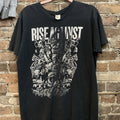 Vintage Y2K Rise Against  Punk Rock Band Emo T Shirt Men's large