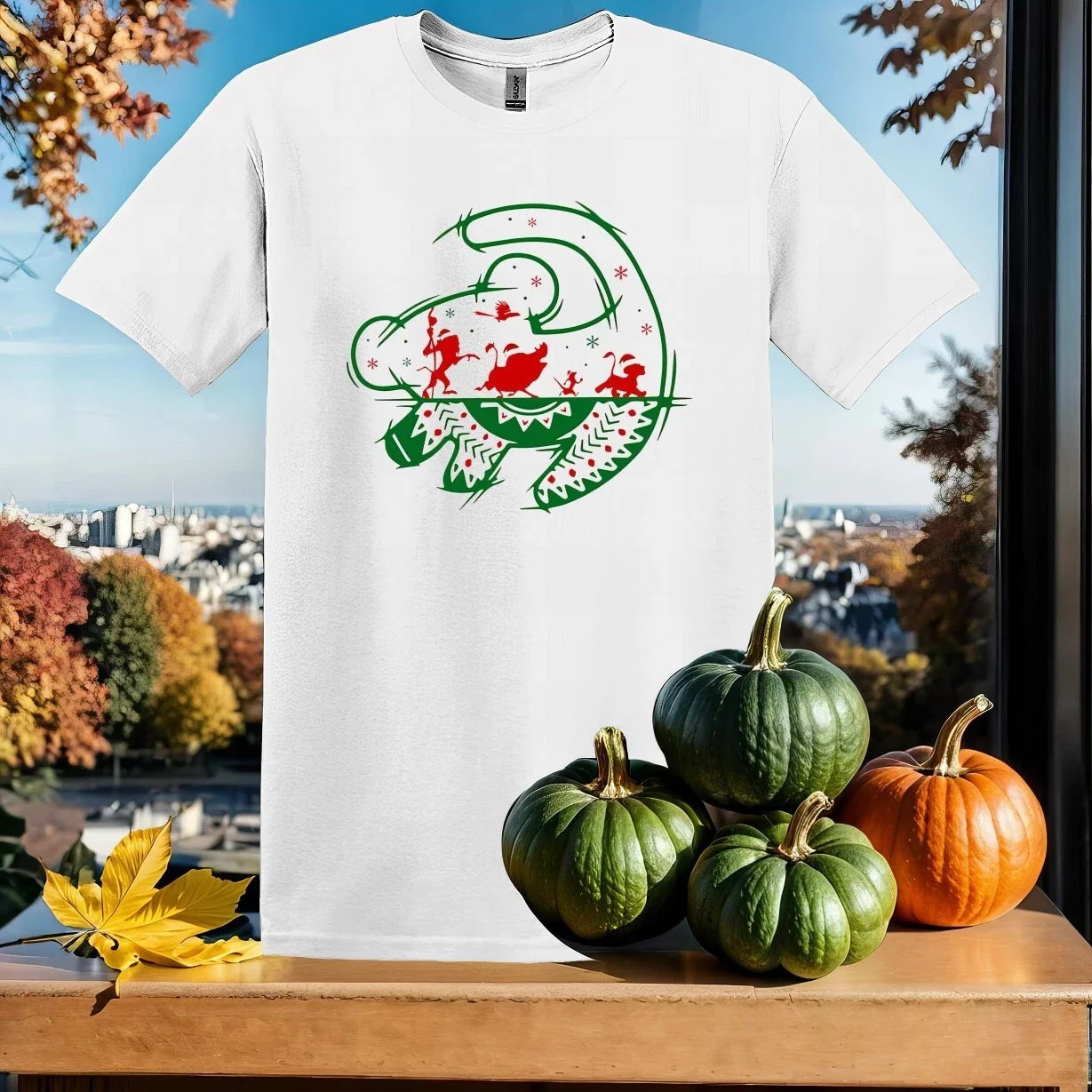 The Lion King Santa Simba T-shirt Kids Hoodie Men Women Unisex Tshirt SX382