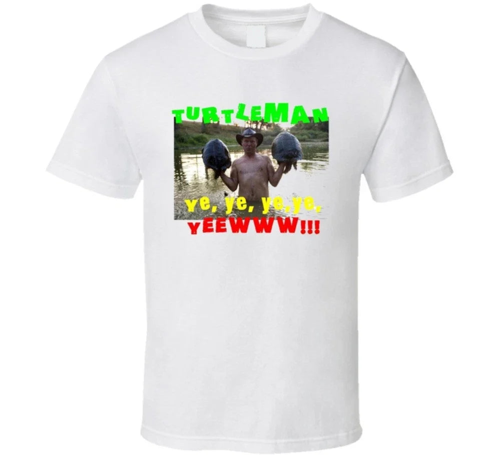 Kentucky Turtle man Yell Ye Ye Yew Redneck Youtube turtleman T Shirt