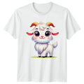 Cute Baby Goat Farm Animal Mens Womens Graphic Tee Unisex Shirt