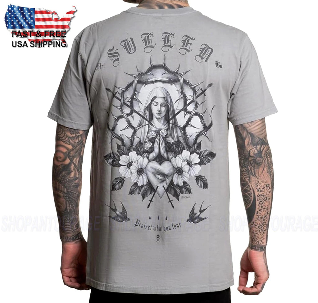 Sullen Art Collective Grazia Premium Fit SCM6915 Nuovo Manica Corta T-Shirt