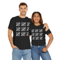 Minimalist 30 Hash Marks T-Shirt, Gender Neutral Graphic Tee, Unisex Cotton