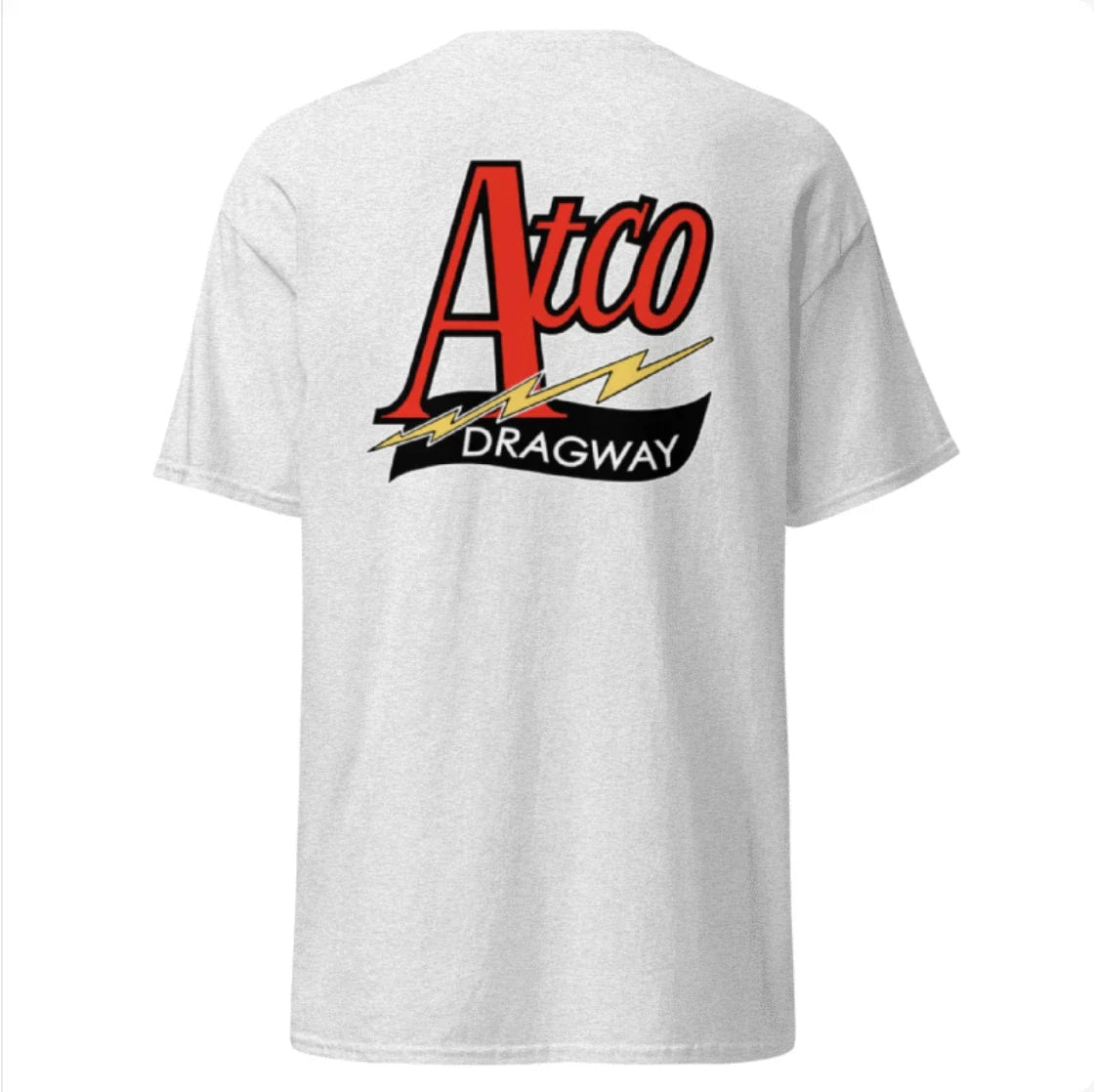 Atco Dragway T-shirt Waterford NJ drag racing NHRA race car hotrod