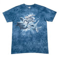 The Mountain Sea Turtles T-Shirt Mens M Blue Tie Dye Graphic Tee Ocean Nature