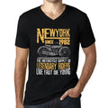 Men's Graphic T-Shirt V Neck Motorcycle Legendary Riders Since 1982 42nd