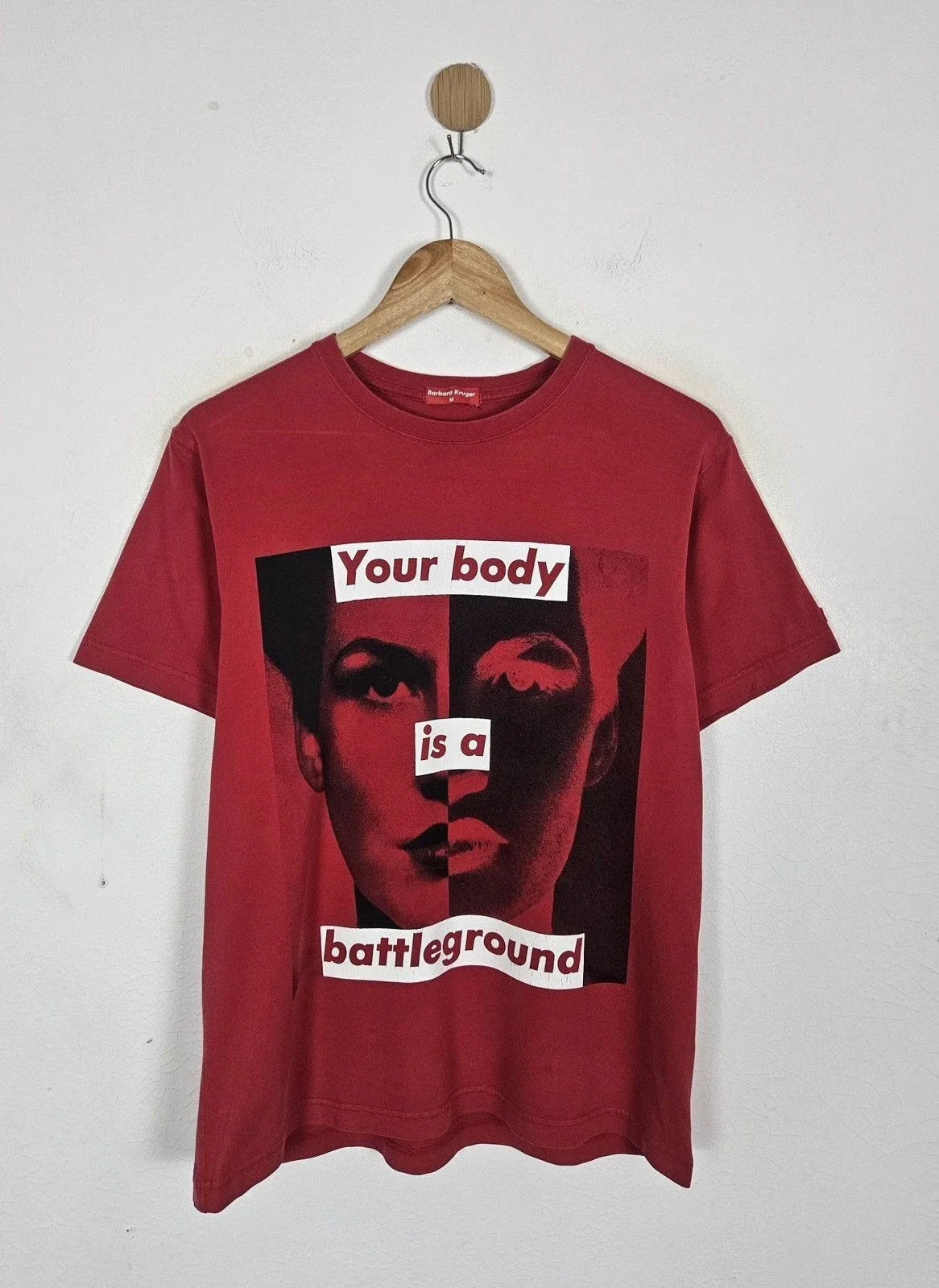 Barbara Kruger Your Body is Battleground pop art shirt