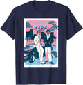 Retro Miami Vice Vibes 80s Aesthetic Style T-Shirt