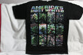 MARIJUANA AMERICA'S MOST WANTED WEED CANNABIS KUSH T-SHIRT