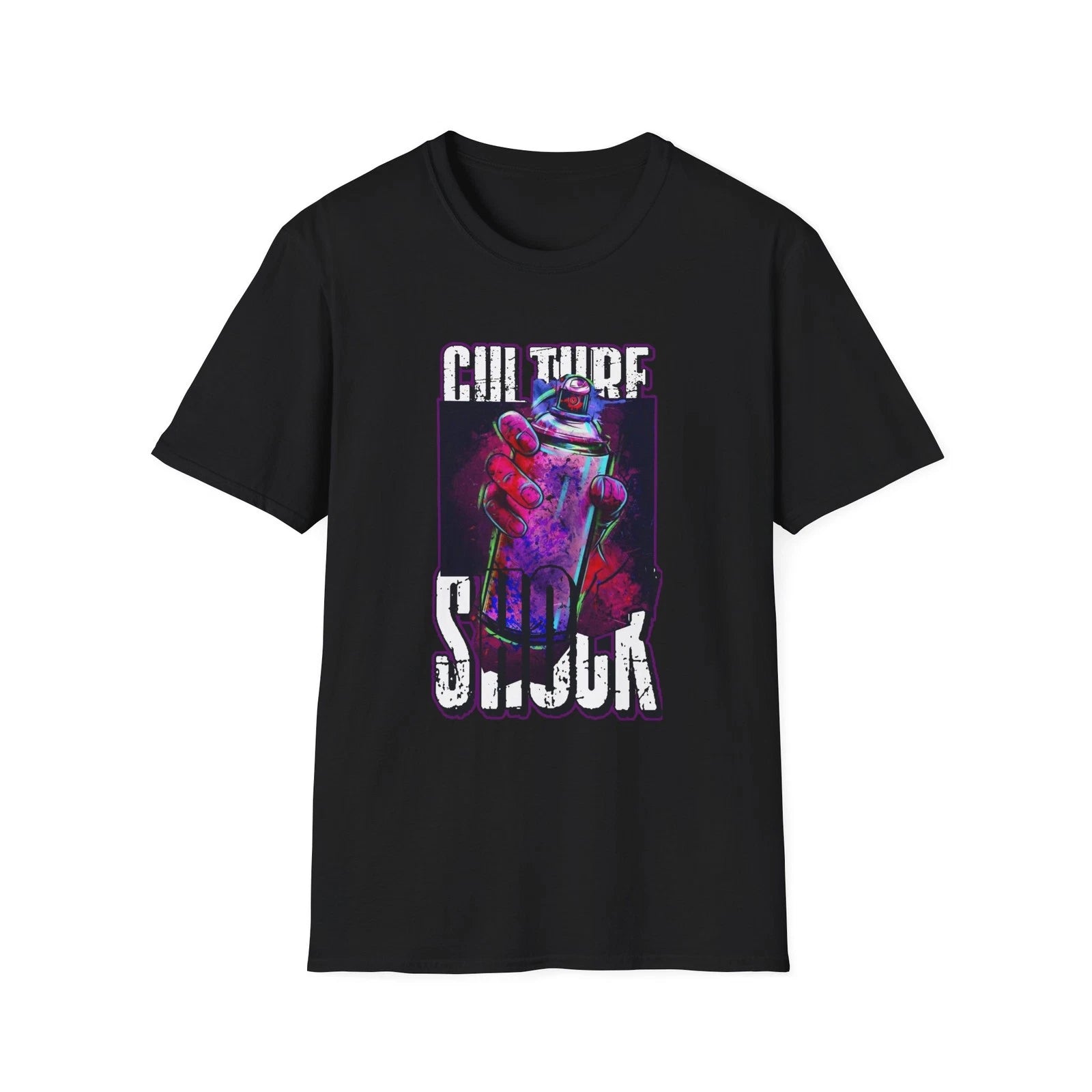 Culture Shock Unisex Softstyle T-Shirt - Trendy Graphic Tee, Casual Wear