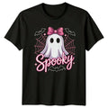 Spooky Ghost Halloween Holidays Occasions Mens Womens Graphic Tee Cute Design