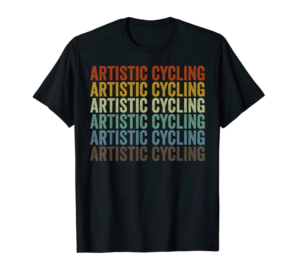 Artistic Cycling Sports Retro T-Shirt