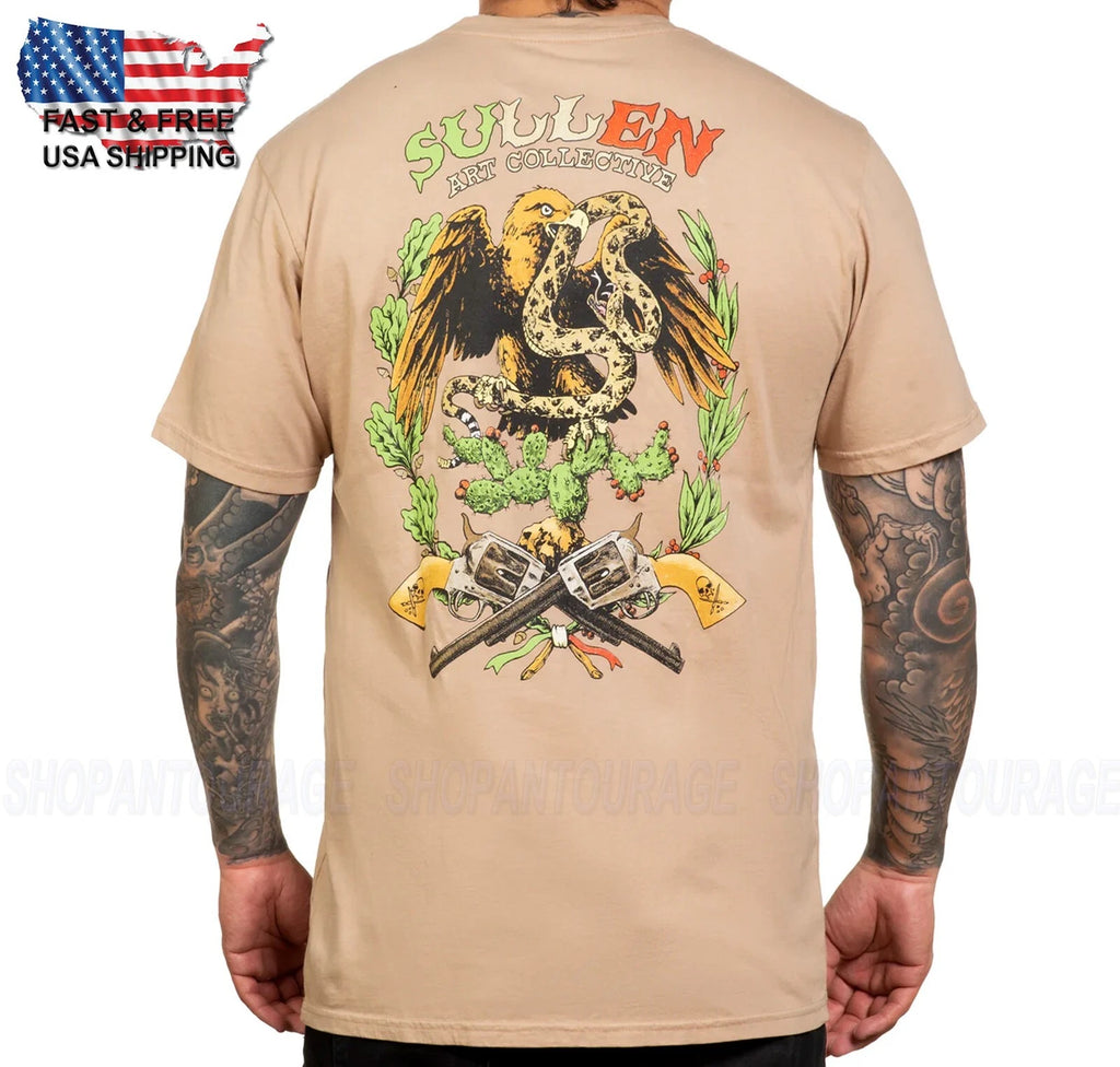 Sullen Art Collective T-Shirt Manica Corta Premium Fit SCM6708 Cotone 100%