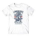 London Bus Vintage Vehicle Design Transportation T-Shirt Kids Unisex