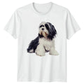 Shaggy Dog T-Shirt Pet Portrait Dog Lover Gift For Him And Her