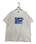 THE BLACK EYE PATCH      × creative drug store              Shark print T-shirt