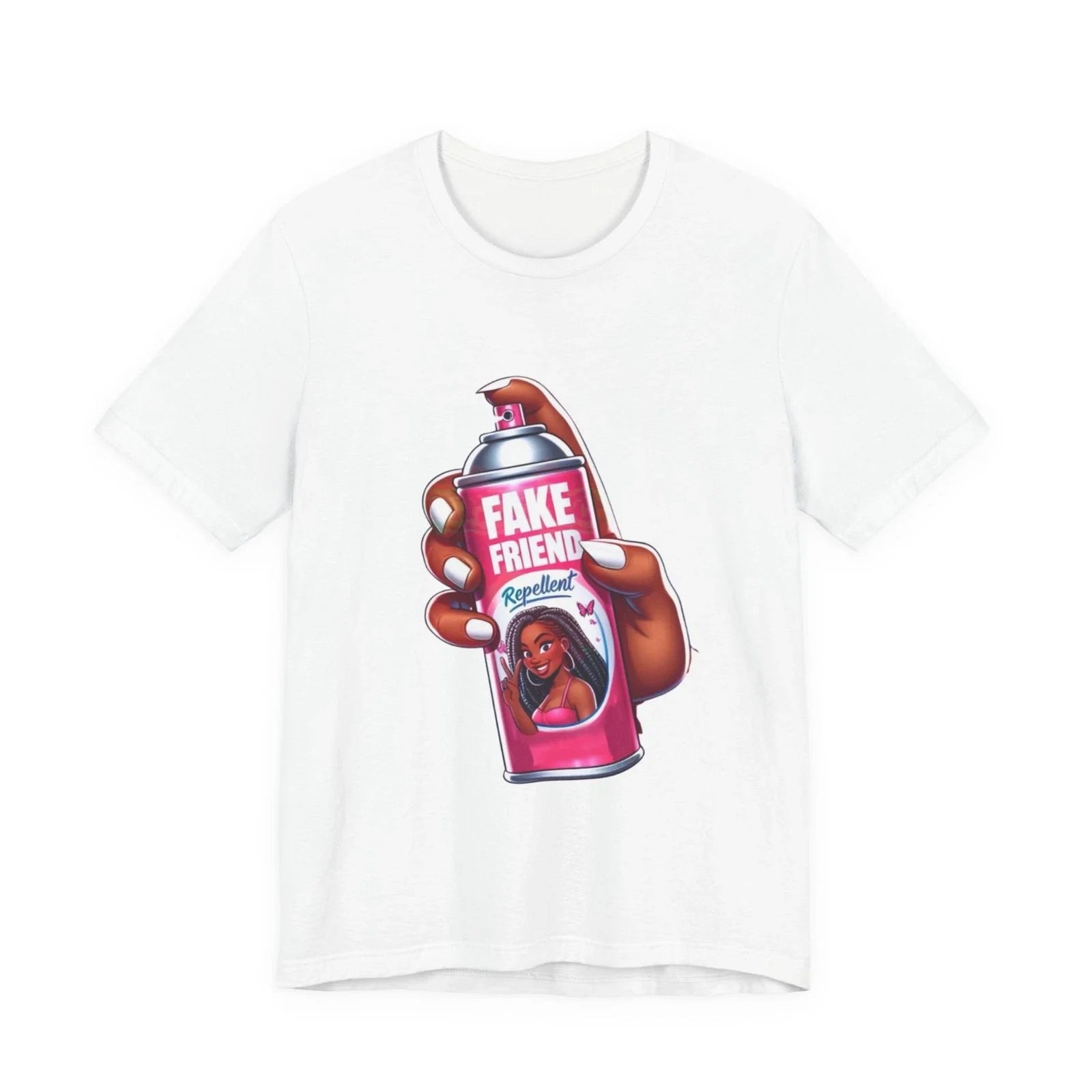 Fake Friend Spray T-Shirt | Illustration, Sassy Pop Art