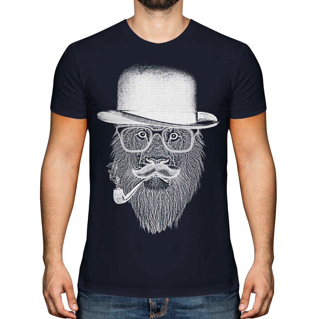 LION IN DISGUISE PRINTED MENS FASHION T-SHIRT TOP FUNNY HIPSTER SWAG TRENDY
