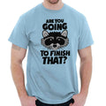 Trash Panda Funny Foodie Lazy Diet Cheat Day Womens or Mens Crewneck T Shirt Tee