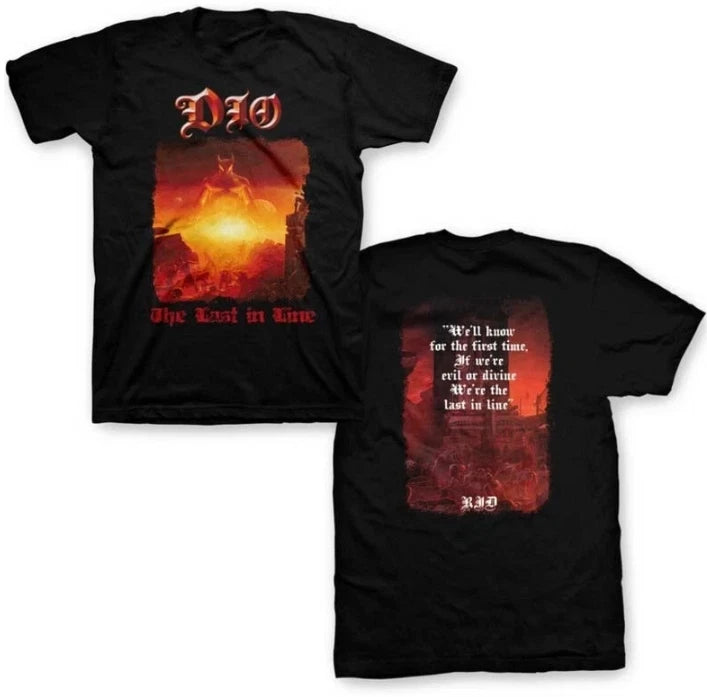 New DIO Band Last in Line Album T-Shirt
