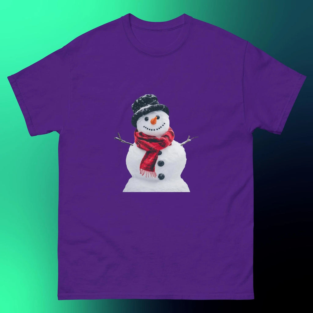 Cool Snowman Shirt Whimsydoodle - Christmas T Shirt - Holiday Gift - Unique 237