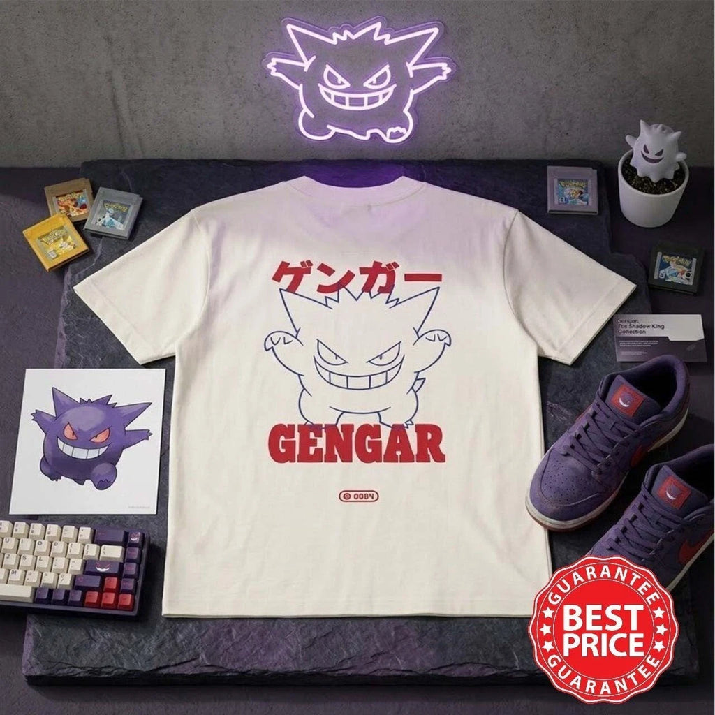 HOT ITEM! Ghost Monster Anime T-Shirt Purple Cartoon Fan Made Tee S-5XL