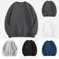 Regular Length Men Sweatshirt Oversize Pullover Polyester Fabric Thickened