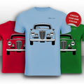 Lancia Aurelia 1953 Front View Super Cool hand printed T-Shirt