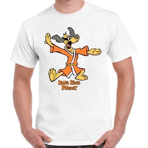 Hong Kong Phooey Funny Animation Retro T Shirt 1157
