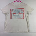 Budweiser Beer T Shirt Mens XL White Short Sleeve